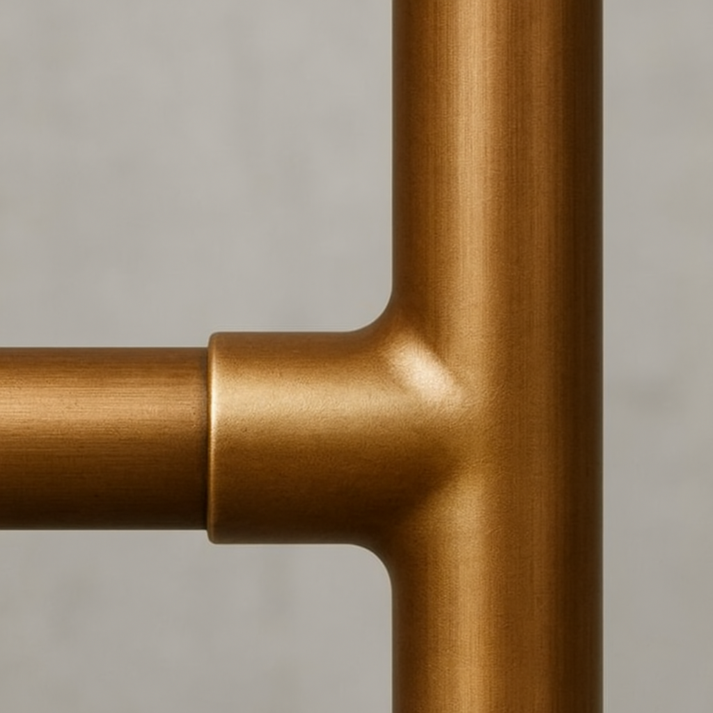 cleaner and professional copper pipe photo